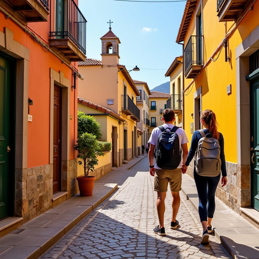 Exploring a Spanish Village with a Local Guide