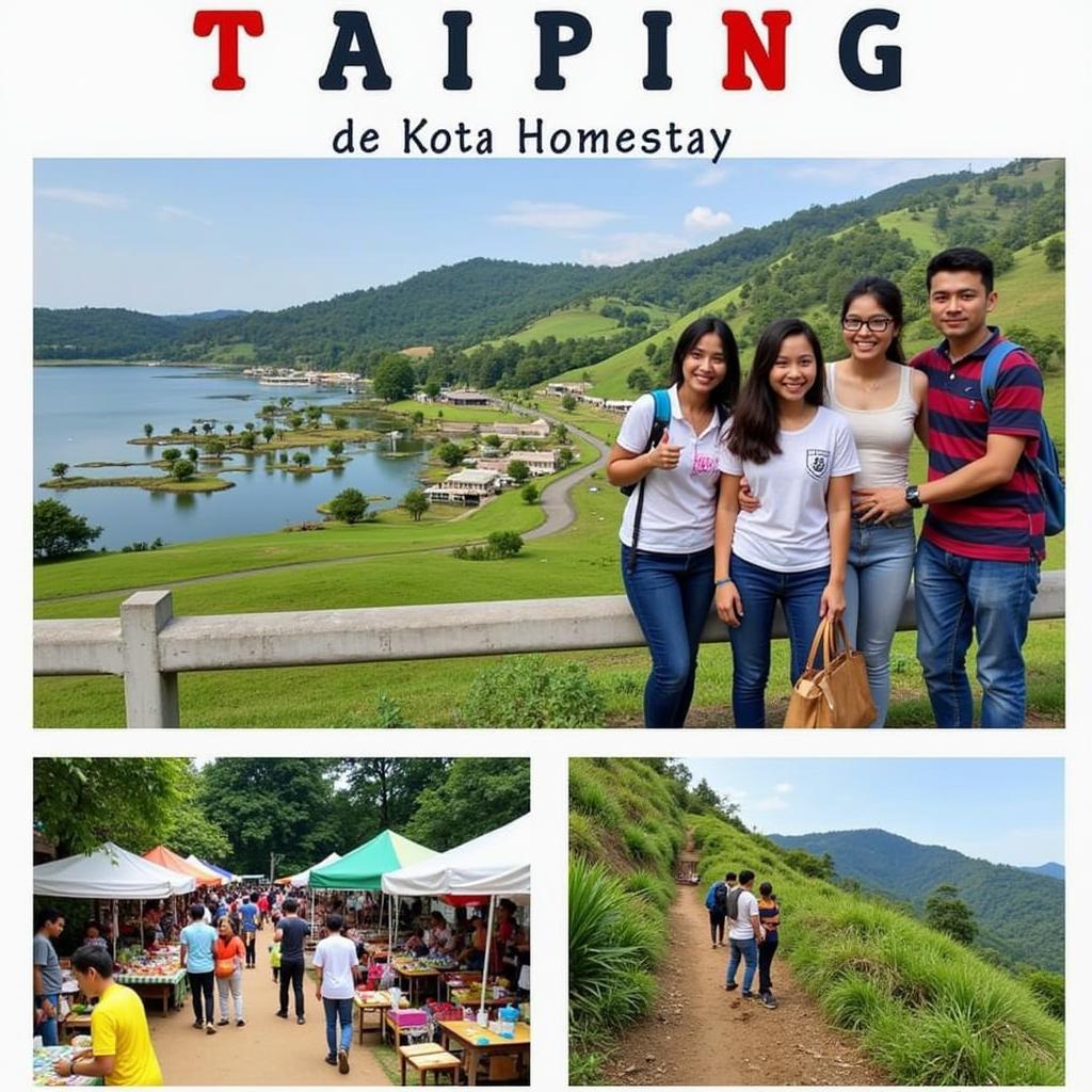 Guests exploring Taiping's attractions from De Kota Homestay