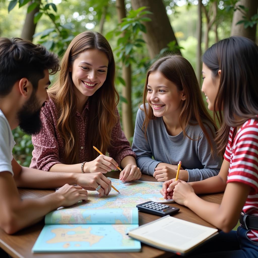 Family planning their Yogyakarta trip budget