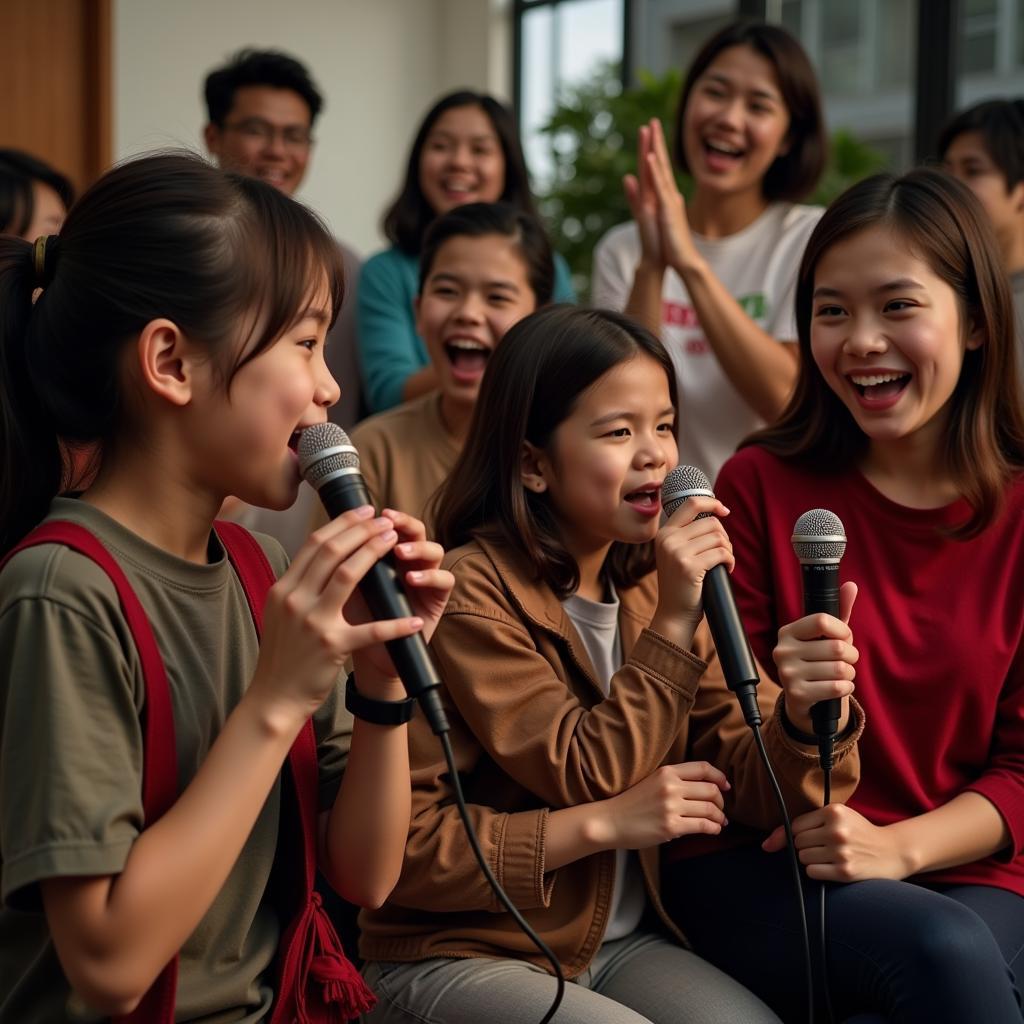 Family Karaoke Night in Kuala Lumpur Homestay