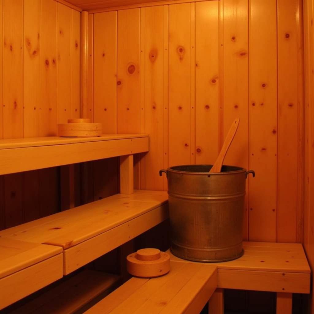 Traditional Finnish Sauna at a Homestay