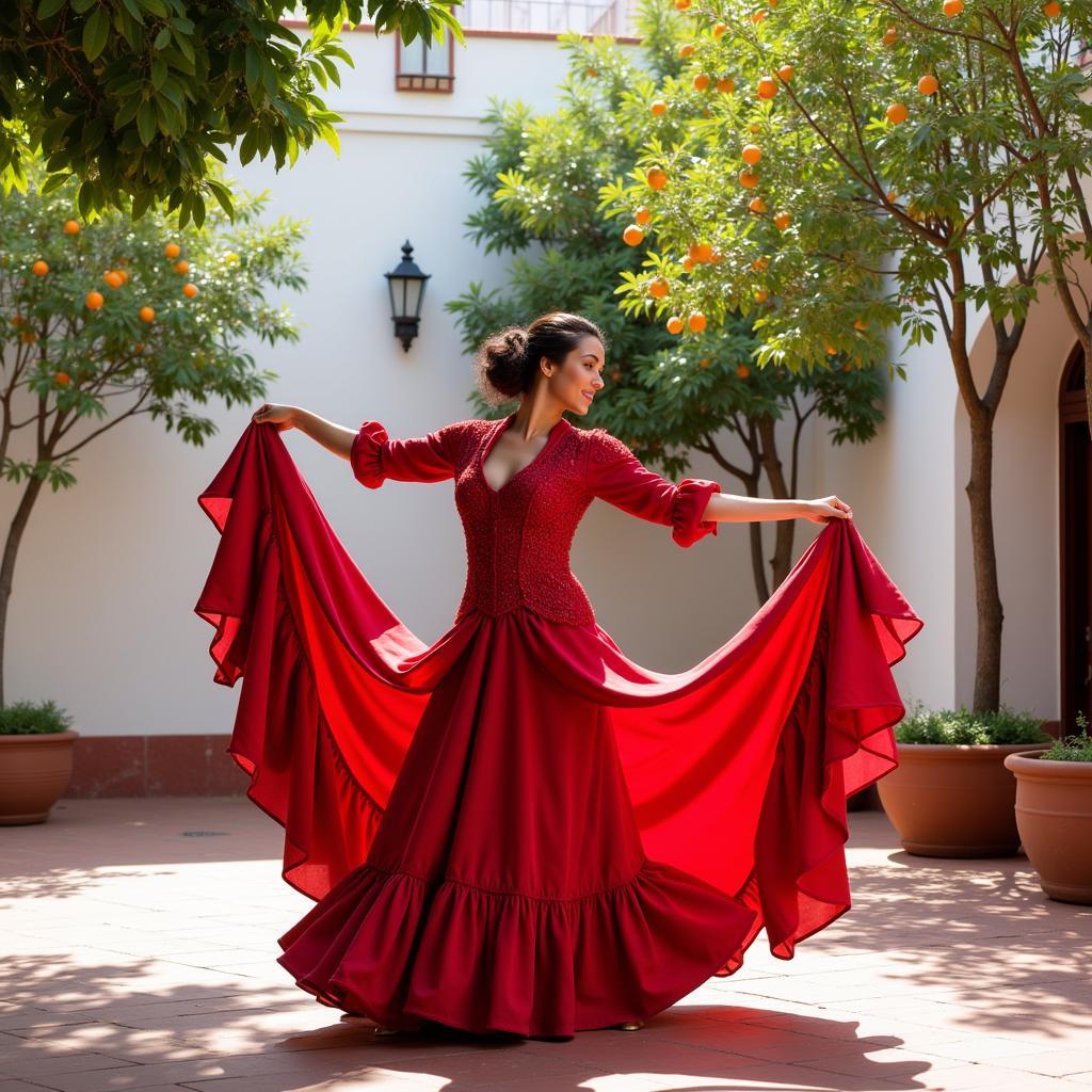 Flamenco Dancer in Seville