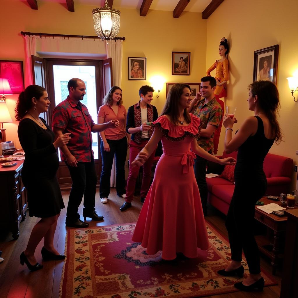 Flamenco Night at a Malaysian Homestay