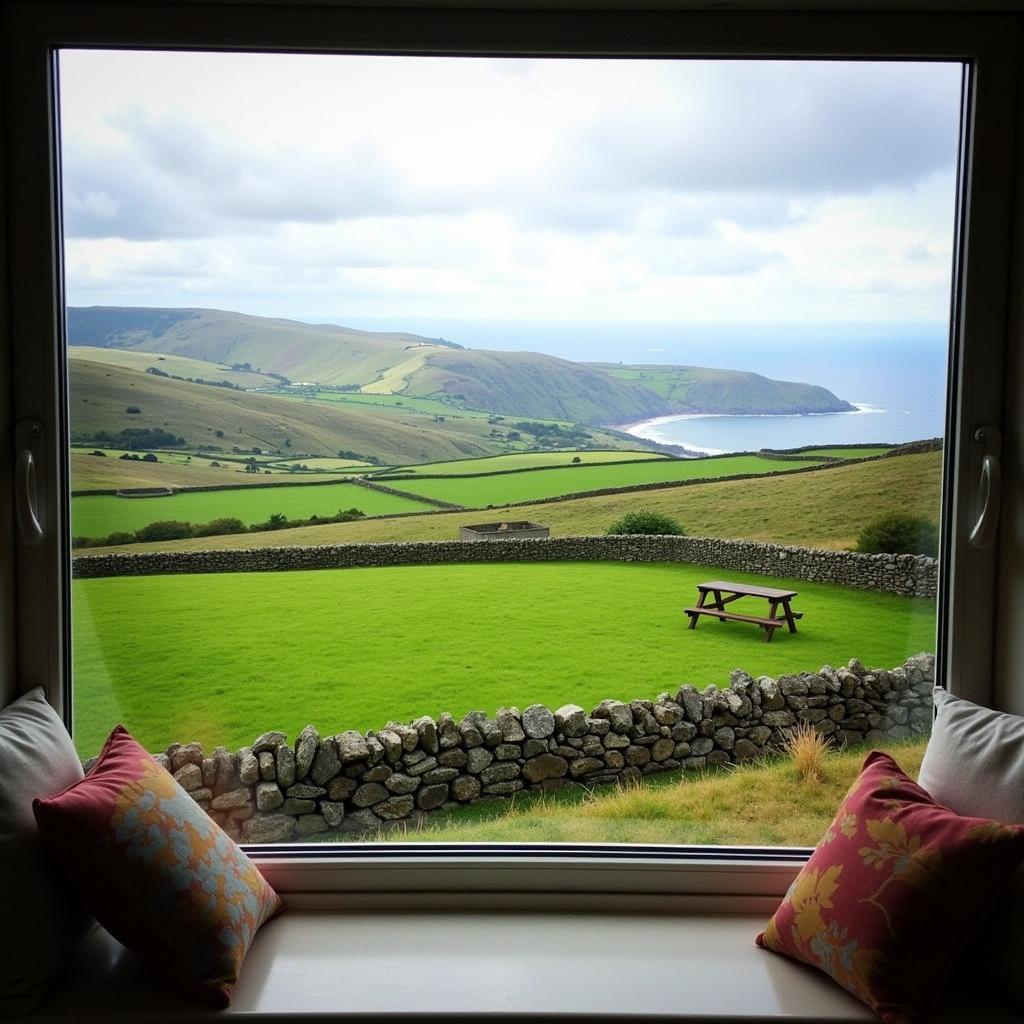 Scenic View from a Galway Countryside Homestay