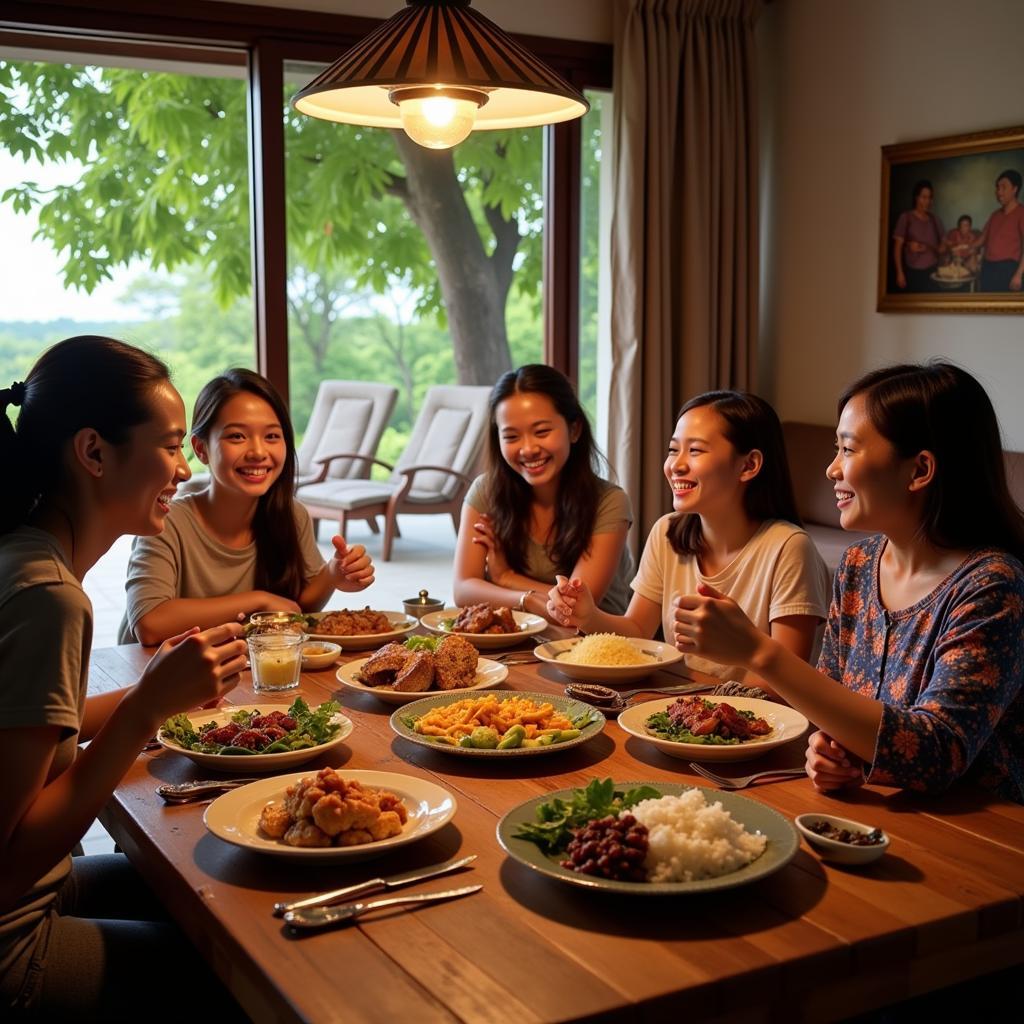 Gili Homestay Family Meal