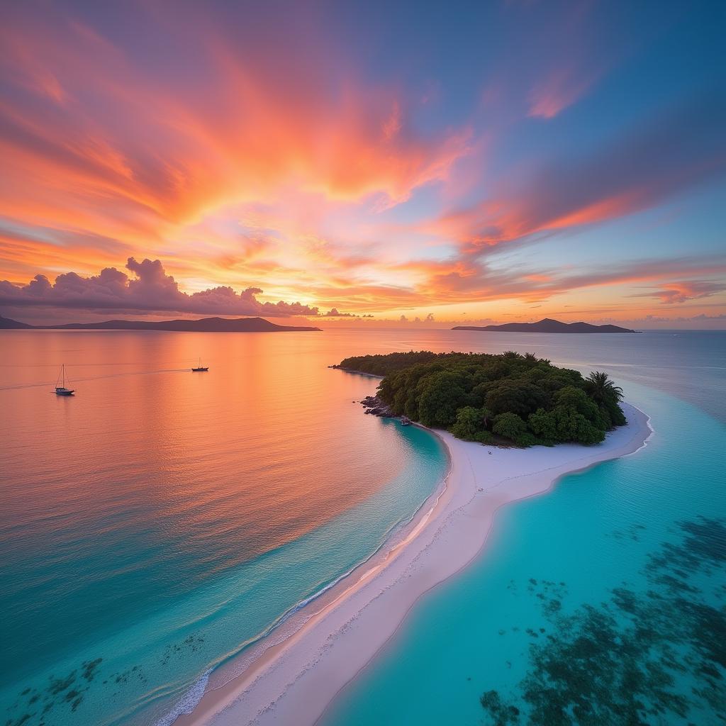 Gili Trawangan Beach Sunset