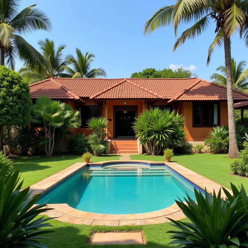 Luxurious Goa Homestay Villa Exterior