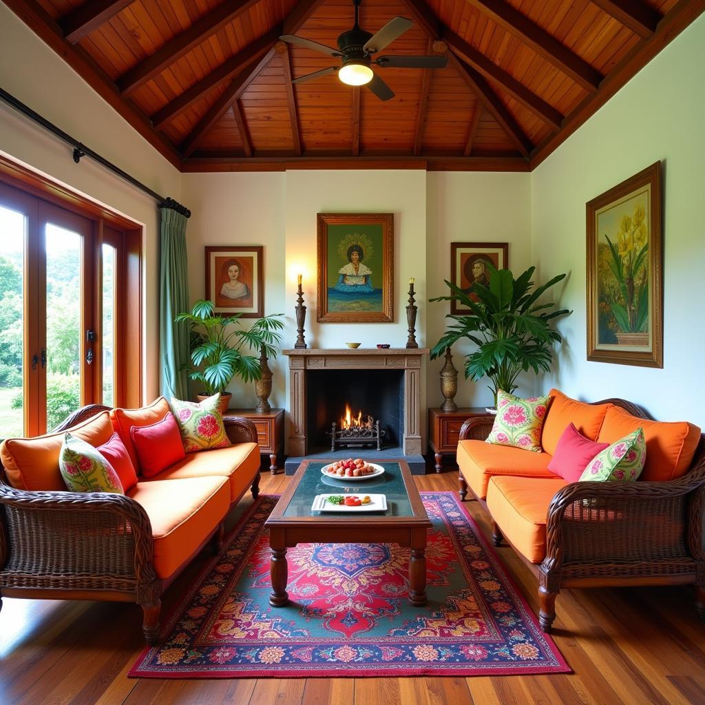 Spacious and Elegant Goa Homestay Villa Interior