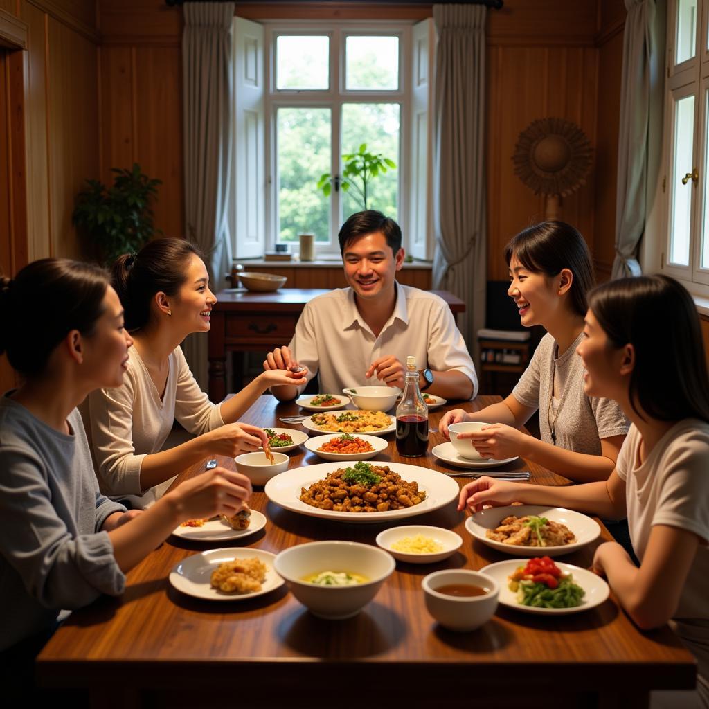 Family Dinner at Green Bud Homestay Hoi An