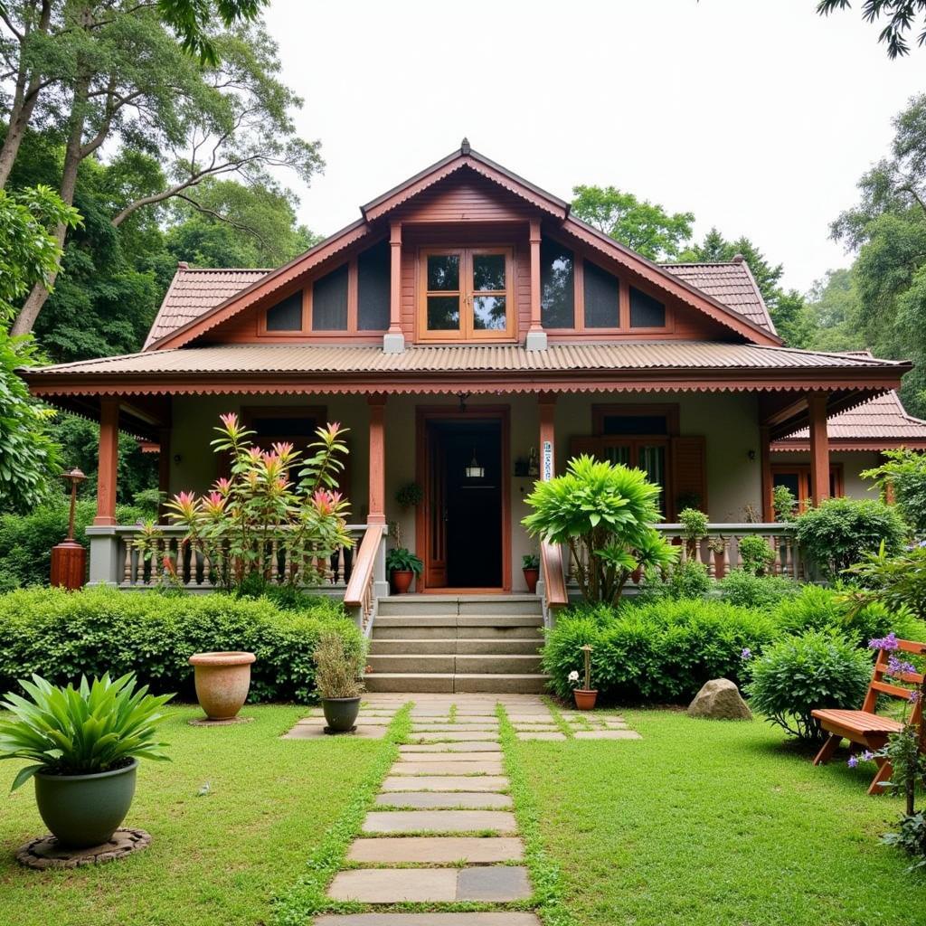 Cozy exterior of Greenview Homestay in Coonoor