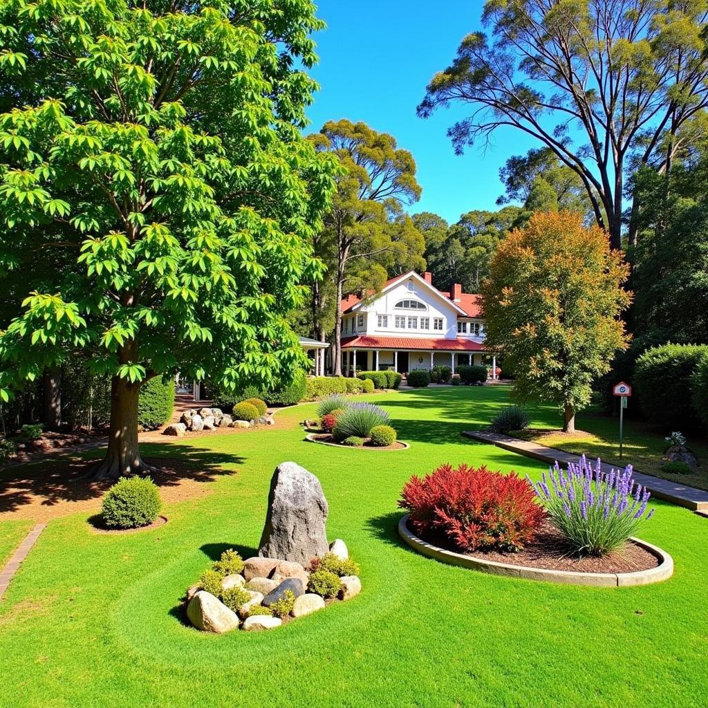 Hamilton Gardens near Waikato homestay