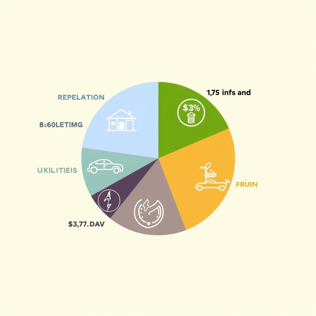 Breakdown of typical monthly expenses for a student in a Hanoi homestay