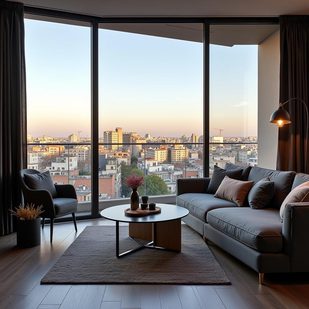 High Homestay Apartment with Madrid City View