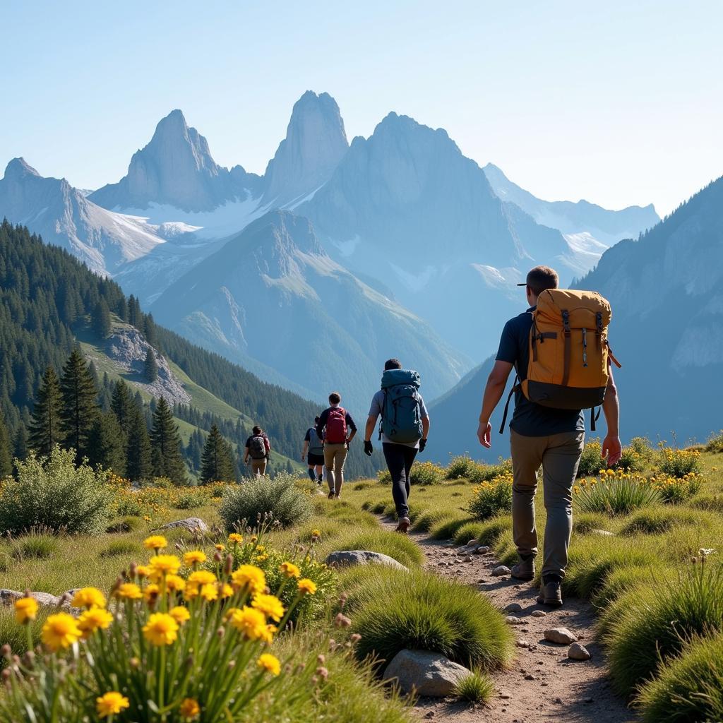 Hiking Through the Lush Pyrenees Mountains with Sustainable Gear