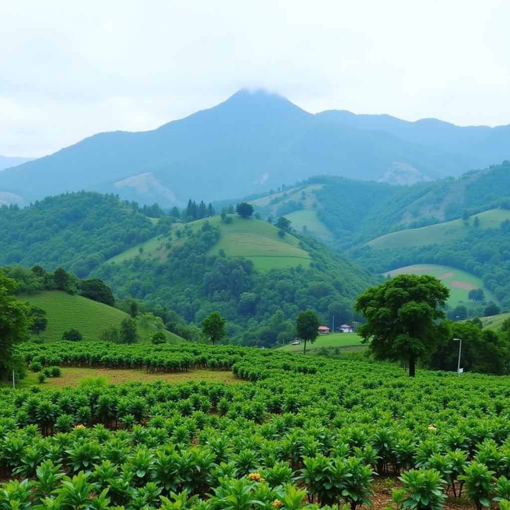 Scenic Views from Hillview Homestay in Chikmagalur