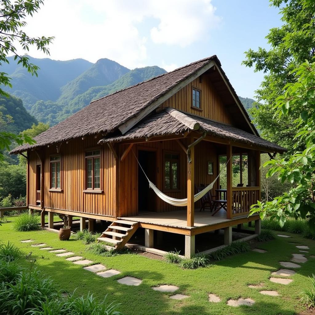 Traditional Hoa Binh Homestay Exterior