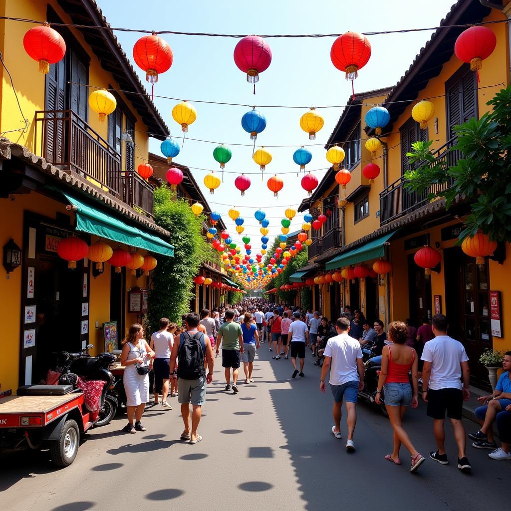 Street scene in Hoi An Ancient Town