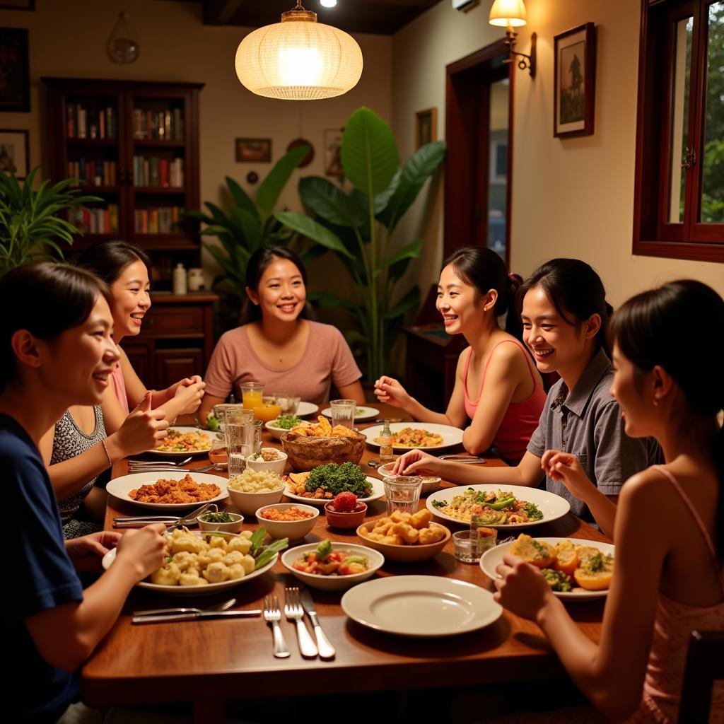 Family Dinner at a Hoi An Homestay