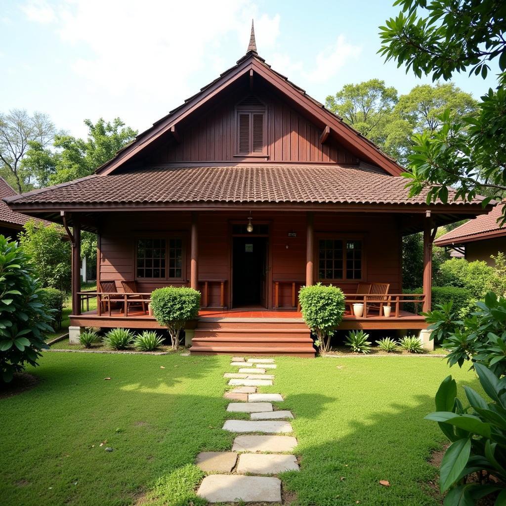 Traditional wooden homestay in Besut Terengganu