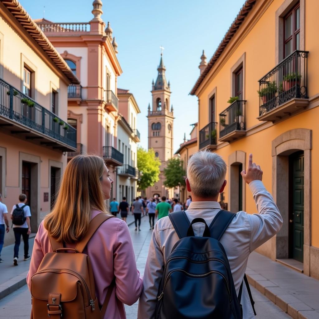 Exploring Seville with Homestay Host