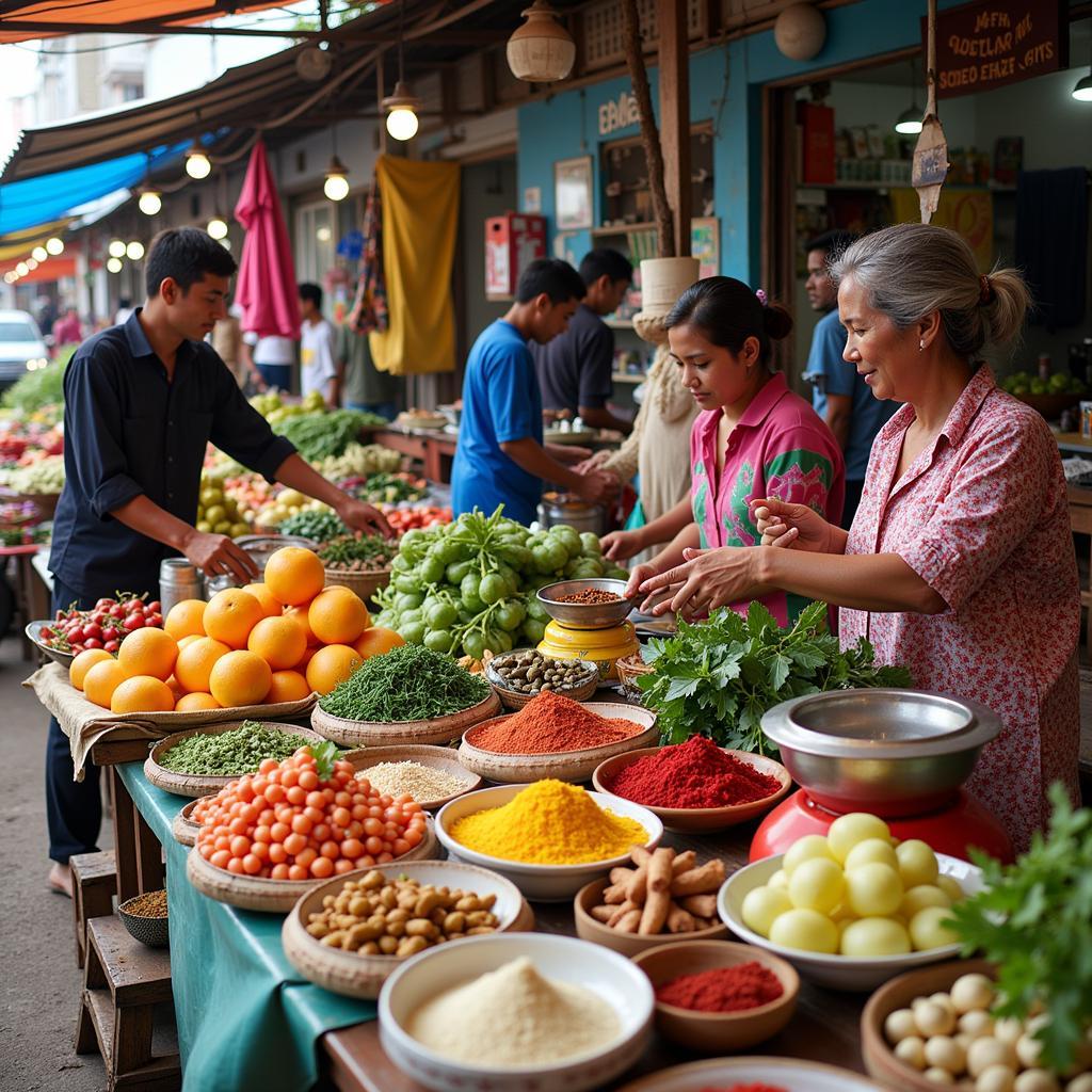 Exploring the Local Market near Homestay Seri Meru Ipoh Perak