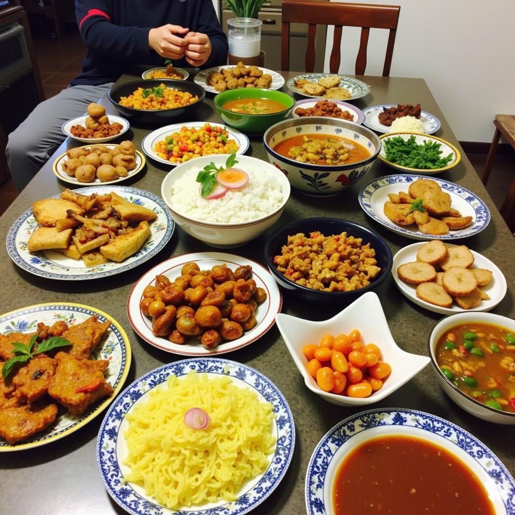 Delicious Malaysian Food at a Taman Bukit Cheng Homestay