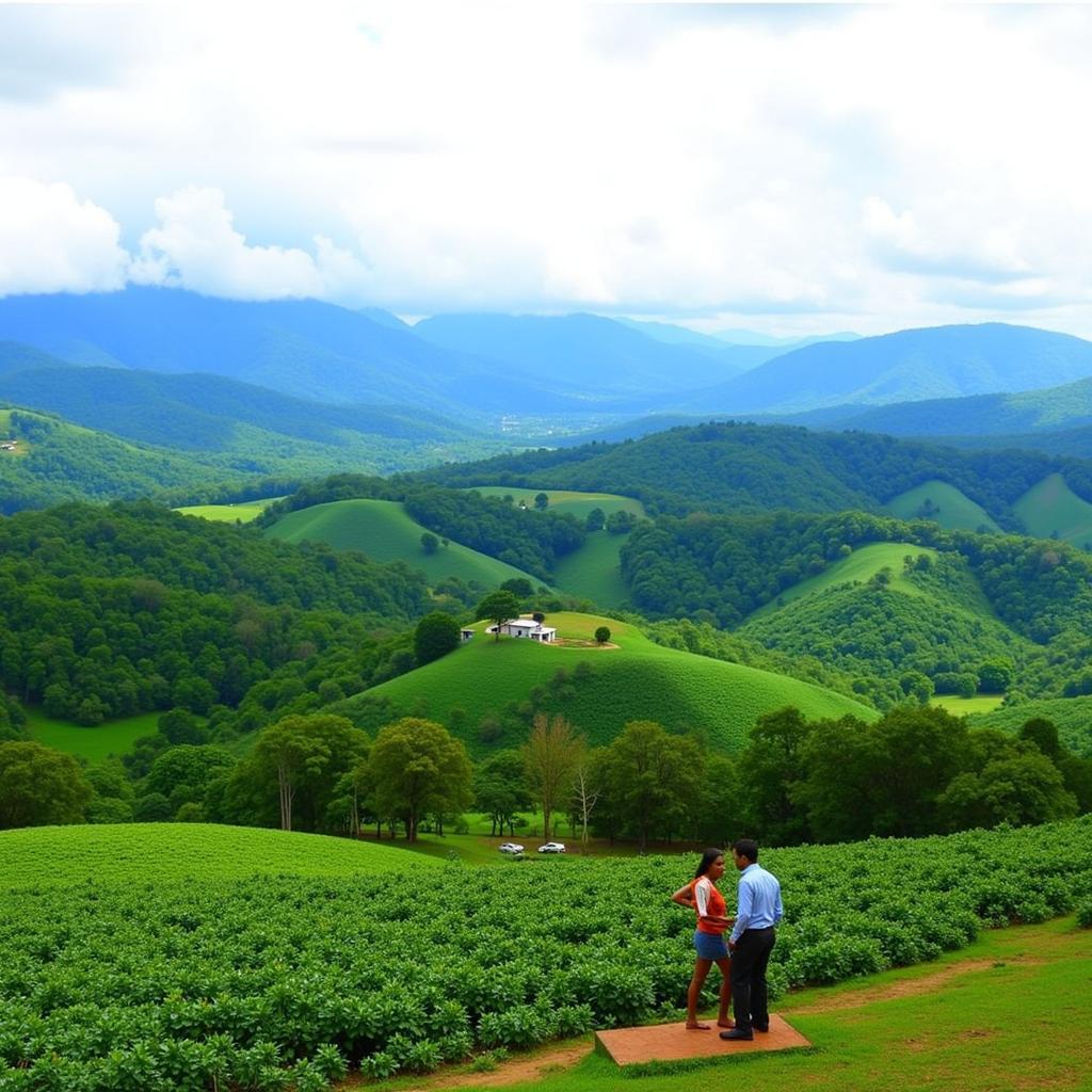 Honey Rock Homestay Coffee Plantation View