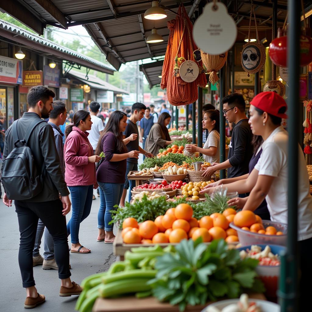 Visiting the Local Market from Ipoh Homestay