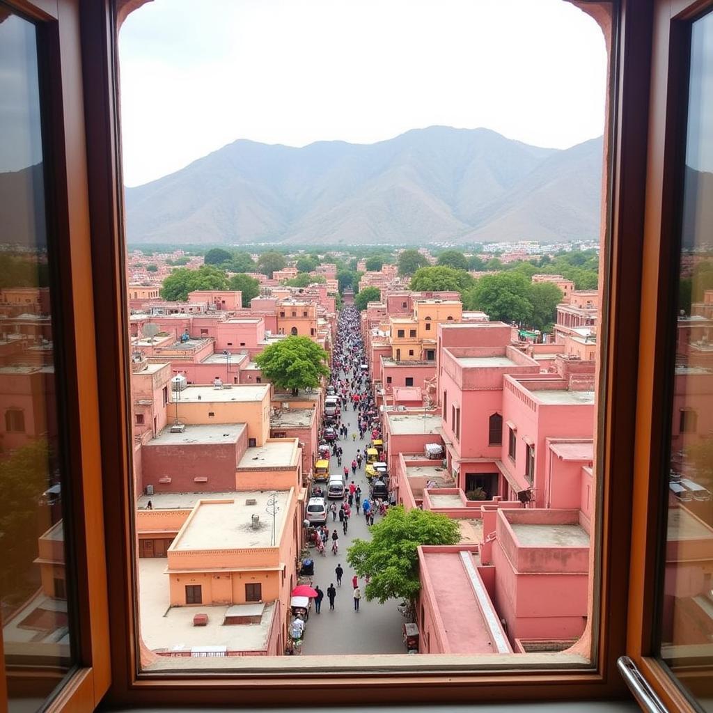 Jaipur City View from Blessing Homestay