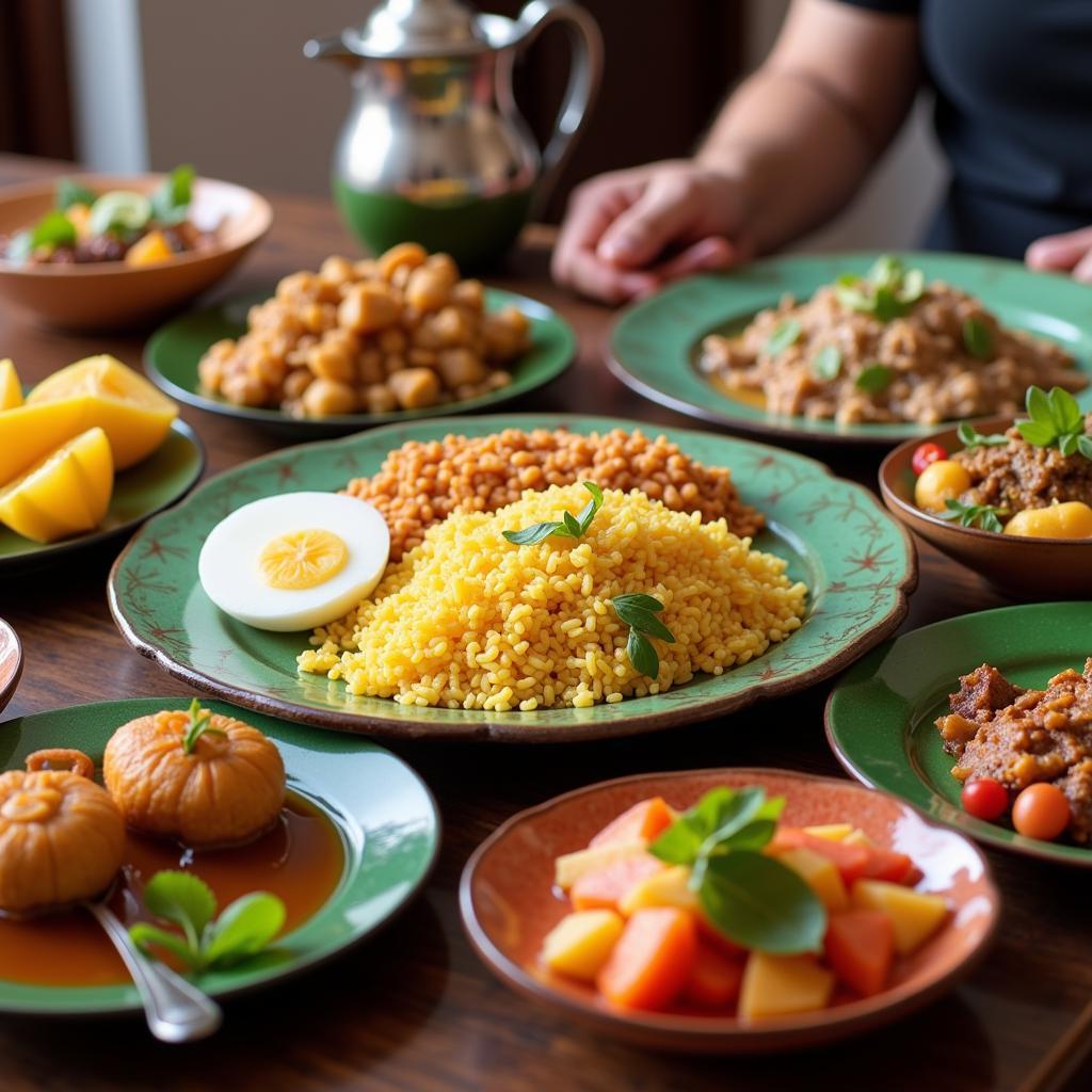 Authentic Malaysian Food Served at Homestay