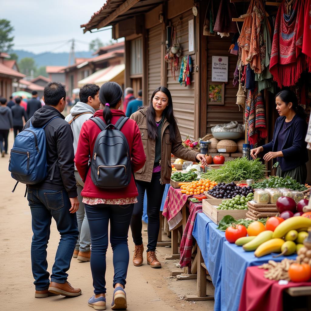 Exploring Jengka's Local Market with Homestay Hosts