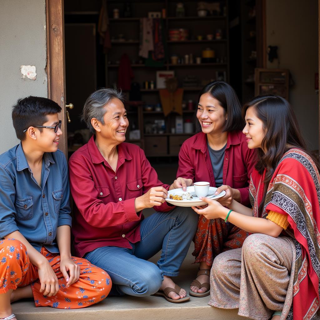 Jhalong Homestay Local Family