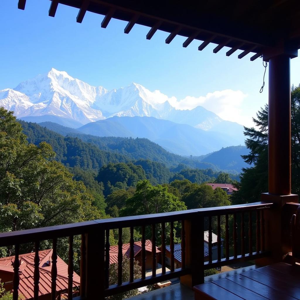 Breathtaking Mountain Views from a Kalimpong Homestay