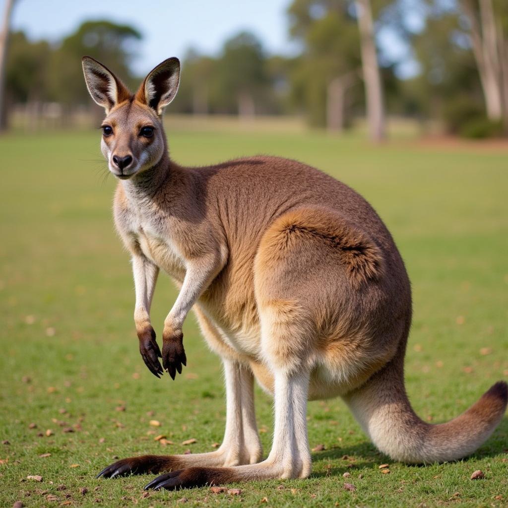 Kangaroo Spotted Near an Australian Homestay