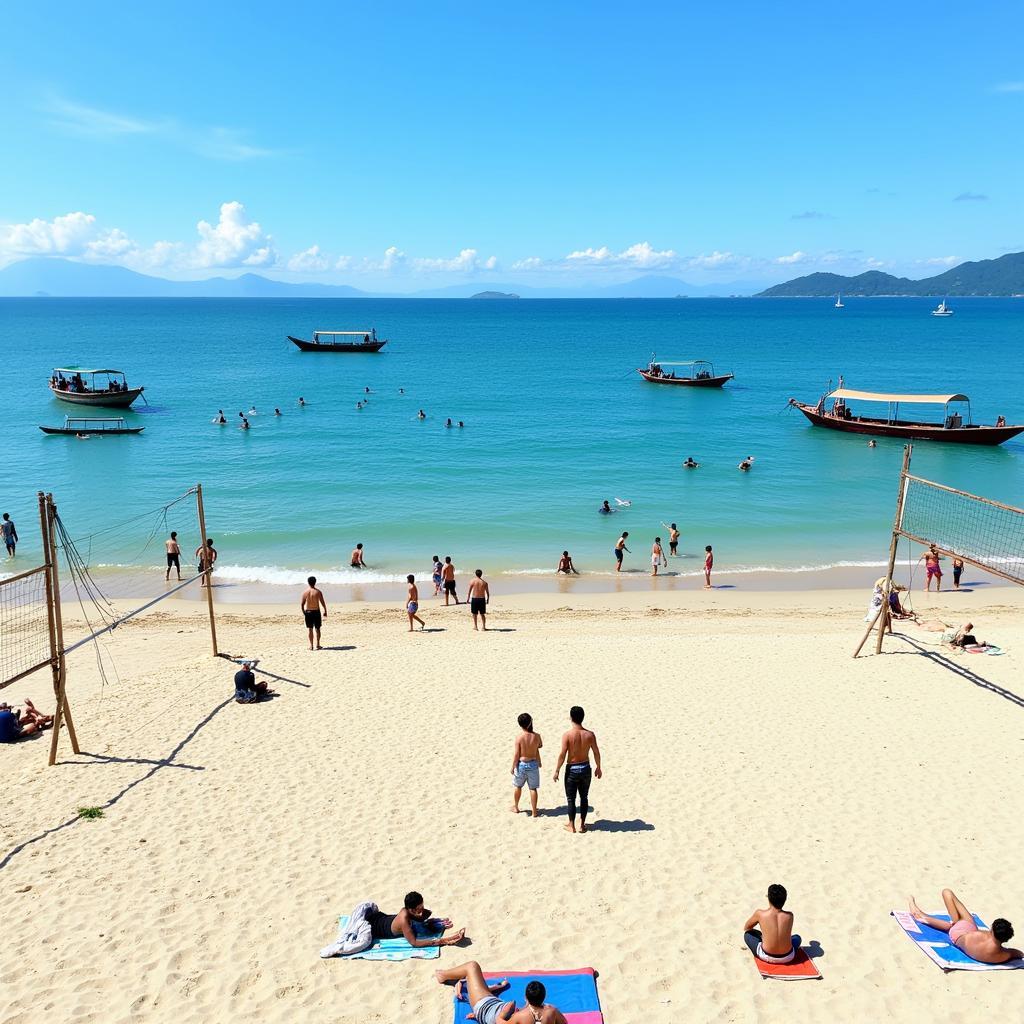 Enjoying Beach Activities in Kelantan