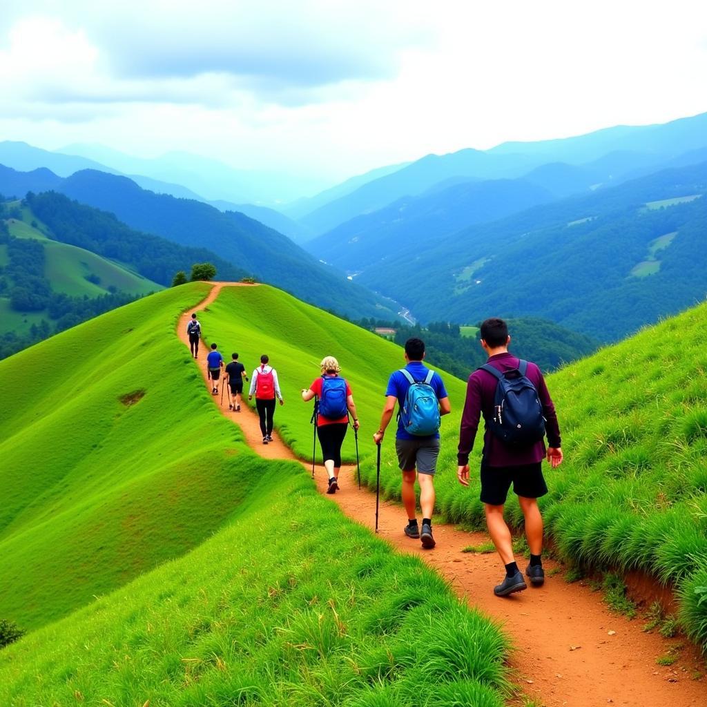 Trekking through the lush landscapes of Kemmanagundi