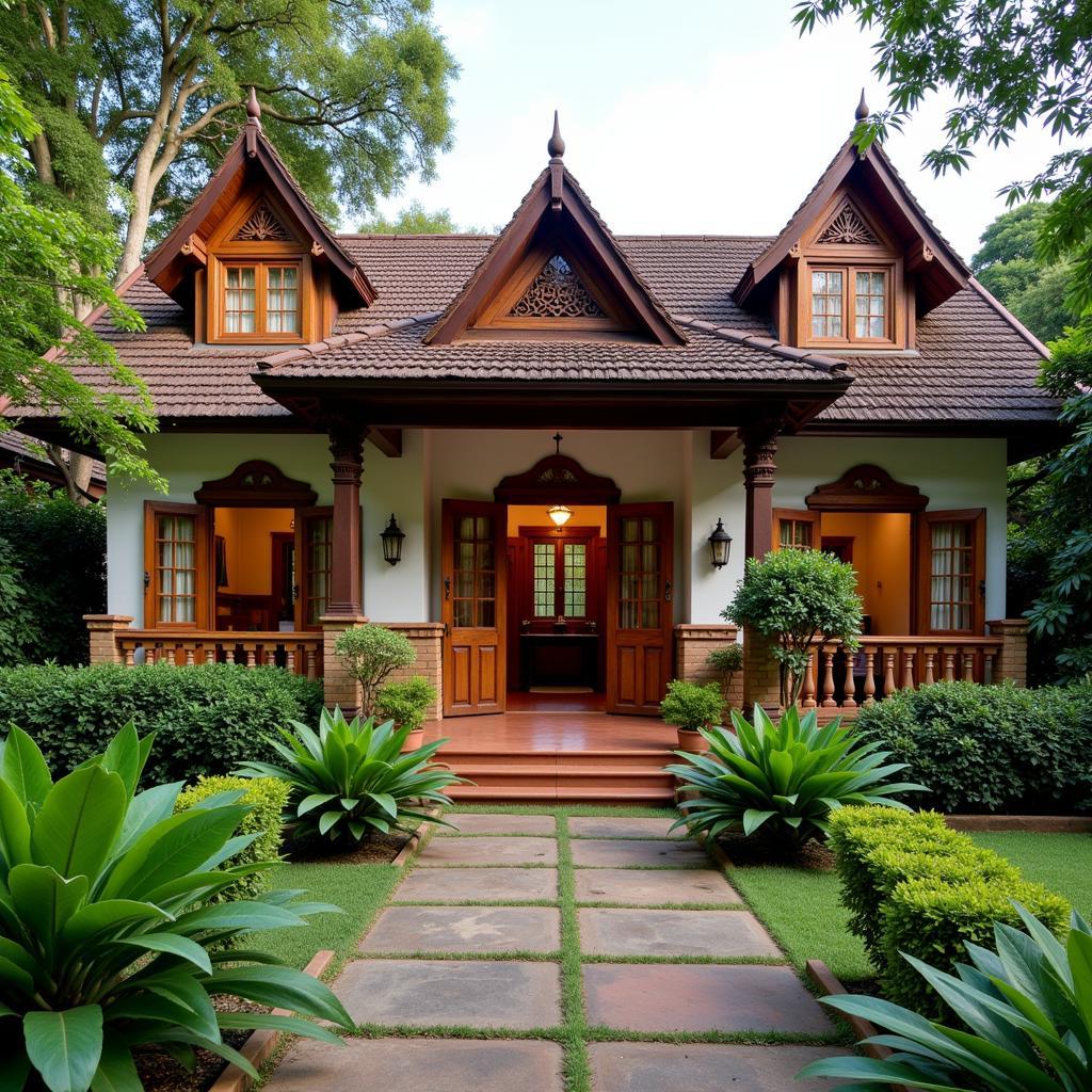 Traditional Kerala Homestay Architecture