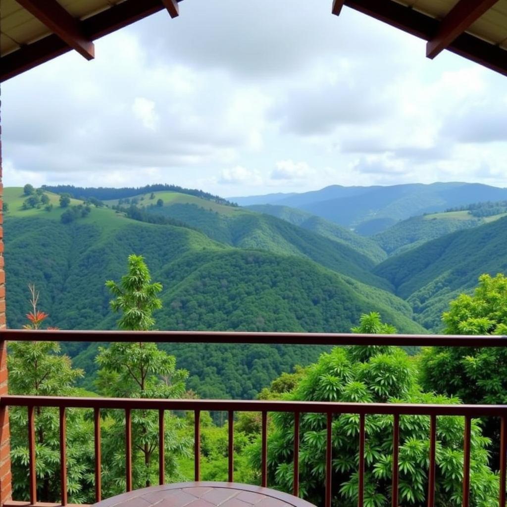 Scenic View from a Kodaikanal Homestay