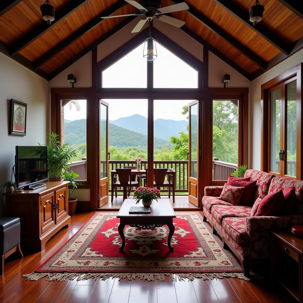 Comfortable interior of a Kuala Kangsar homestay