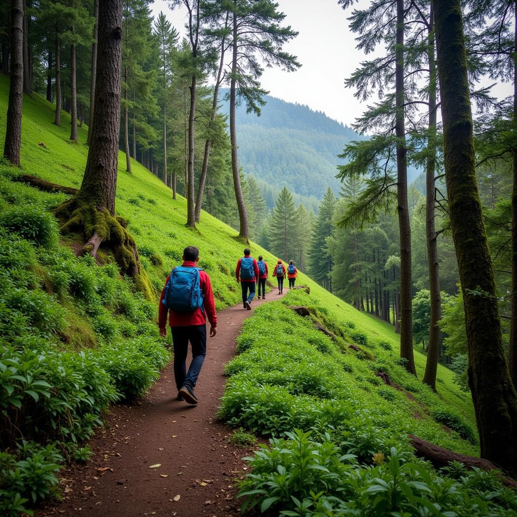 Trekking in Kudremukh National Park