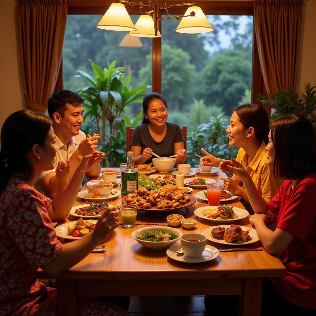 Langkawi Homestay Family Dinner