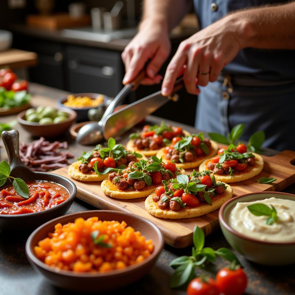 Learning to Make Tapas in a Spanish Kitchen