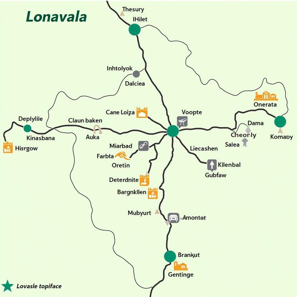 Map of Lonavala Attractions