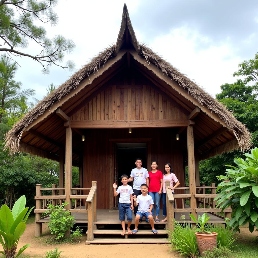 Traditional Lao Home in Luang Namtha