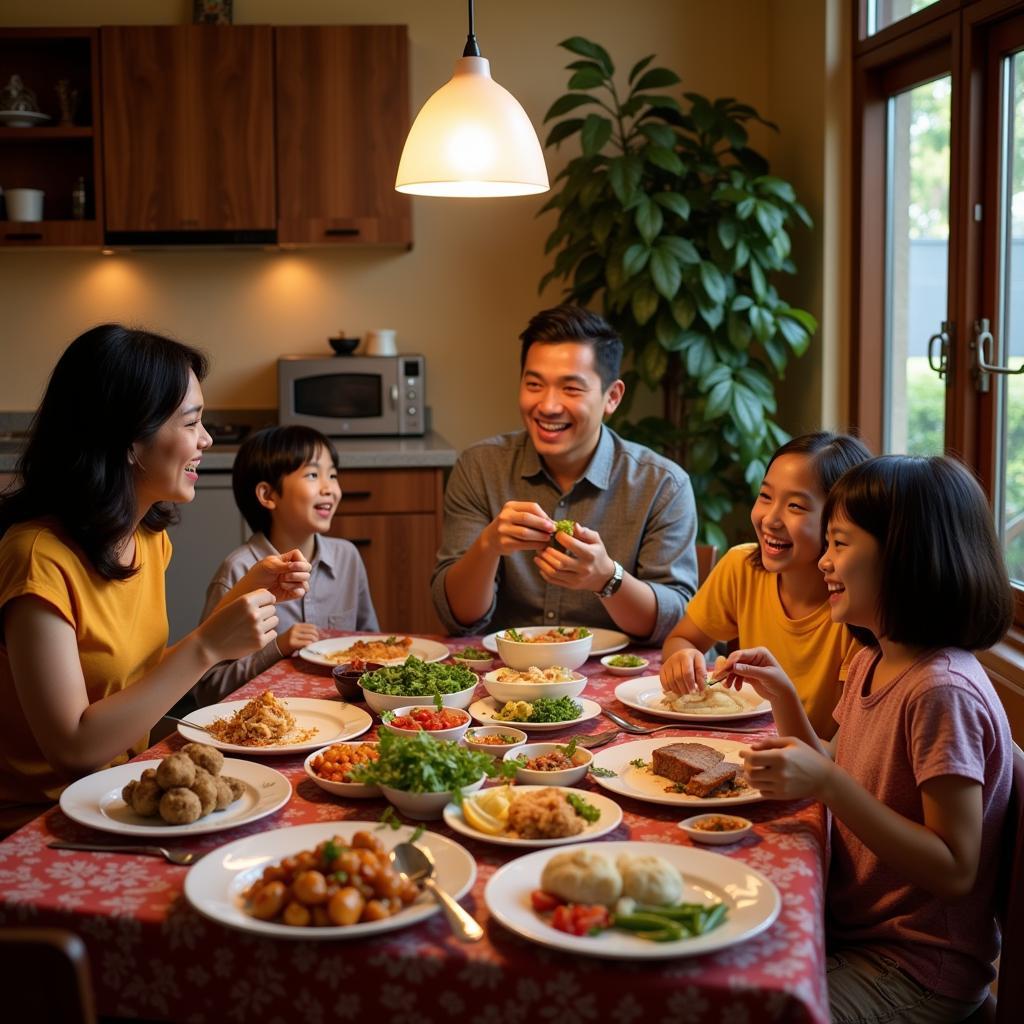 Malaysian Family Meal