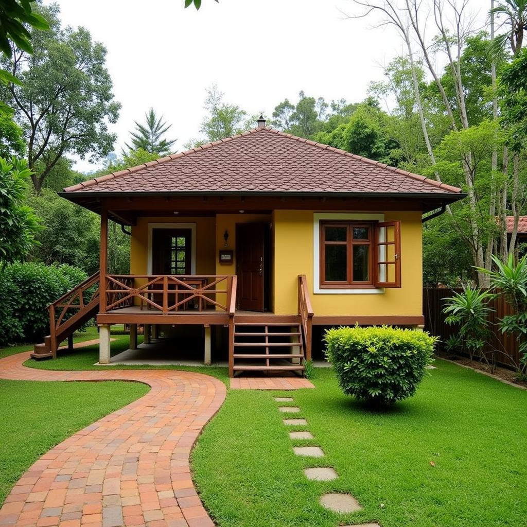 Traditional Malgund homestay exterior