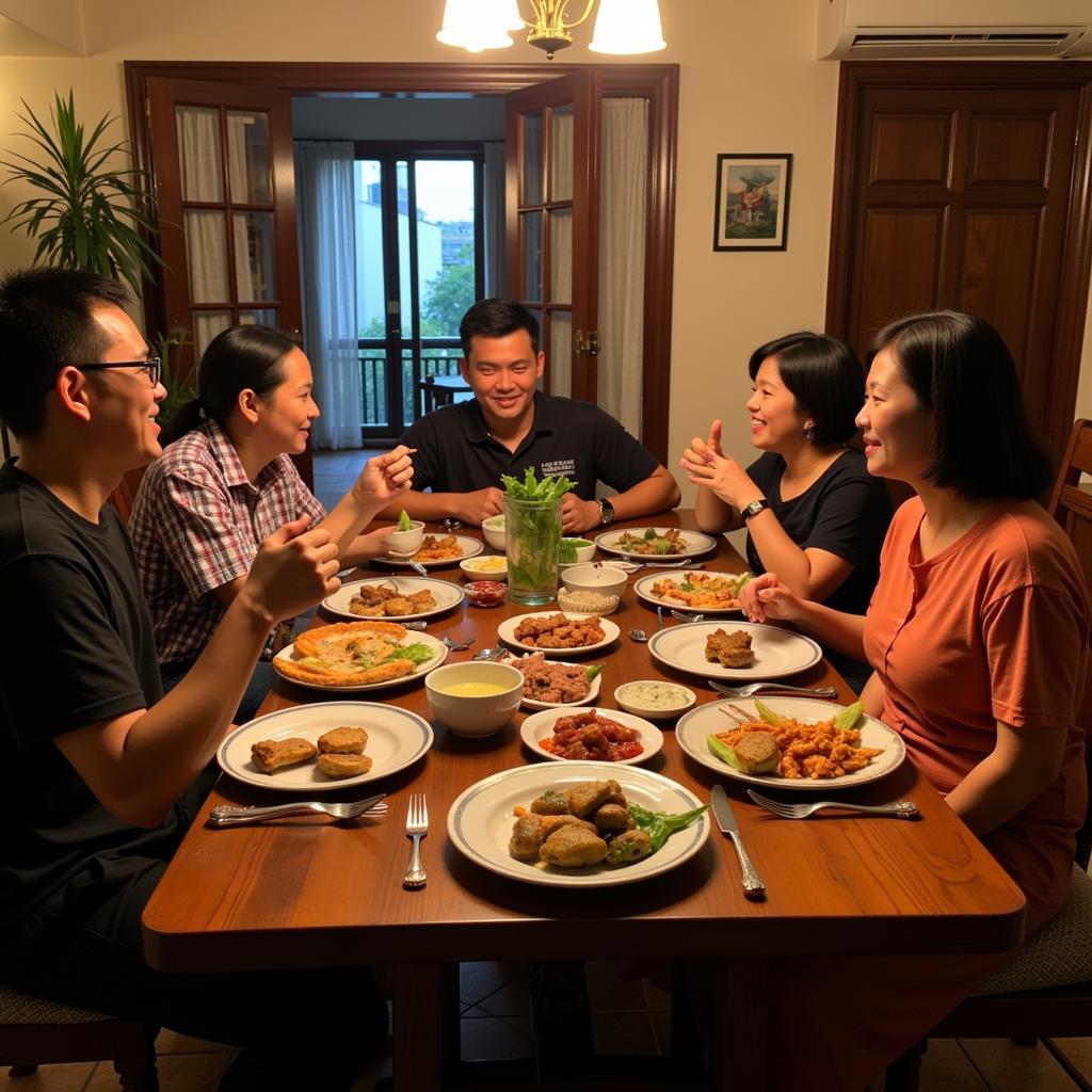 Melaka Homestay Family Dinner