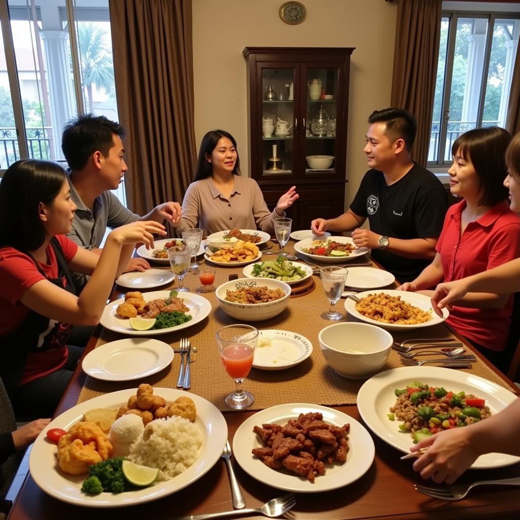 Melaka Homestay Family Dinner