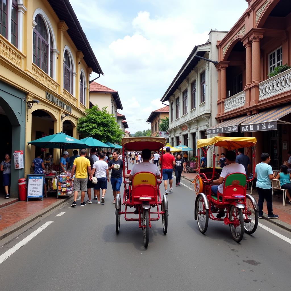 Exploring Melaka's Historical Sites near a Homestay