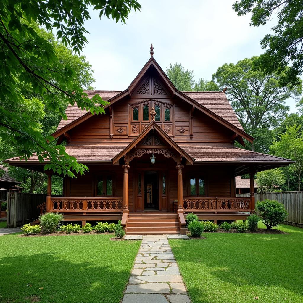 Traditional Malay House in Melang Kuala Pilah